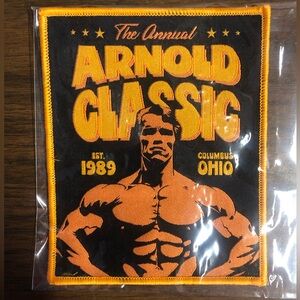 The Annual Arnold Classic Embroidered Patch - Black & Orange